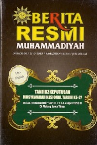 Berita Resmi Muhammadiyah : tanfidz keputusan musyawarah nasional tarjih ke-27