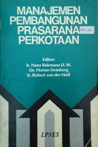 Manajemen Pembangunan Prasarana Perkotaan