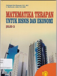 Matematika Terapan untuk Bisnis dan Ekonomi Jilid 2