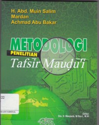 Metodologi Penelitian: Tafsir Maudui