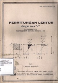 Perhitungan Lentur Dengan Cara 