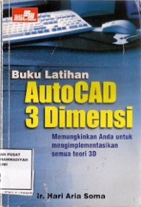 Buku Latihan AutoCad 3 Dimensi