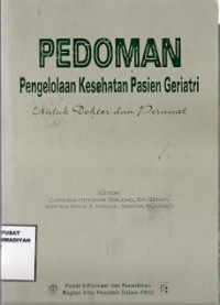 Pedoman Pengelolaan Kesehatan Pasien Geriatri