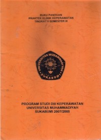 Buku Panduan Klinik Keperwatan Tingkat II Semester III