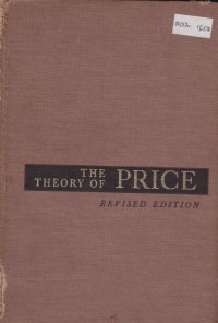 The Theory of Price