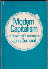 Modern Capitalism: Its Growth and Transformation