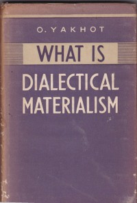 What is Dialectical Materialism (Popular Talks)