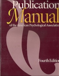 Publication Manual : of the american psychological assoction