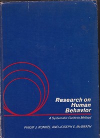 Research on Human Behaviour: A Systematic Guide to Method