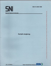 Keripik Singkong: SNI 01-4305-1996