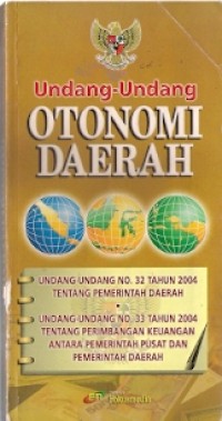 Undang-Undang Otonomi Daerah