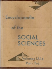 Encyclopedia Of The Social Sciences Volumes 13-14 Pur-Tra