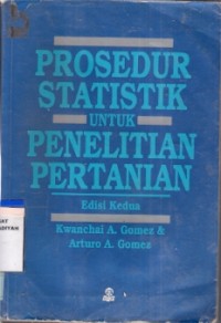 Prosedur Statistik Untuk Penelitian Pertanian