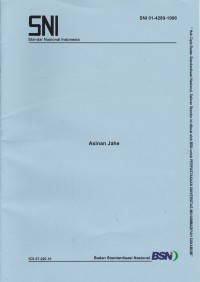 Asinan Jahe: SNI 01-4289-1996