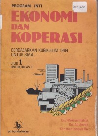 Ekonomi dan Koperasi Berdasarkan Kurikulum 1984