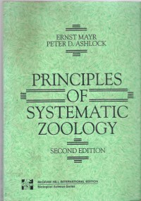 Principles of Systematic Zoology