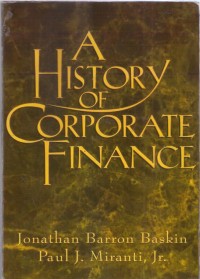 A History Of Corporate Finance