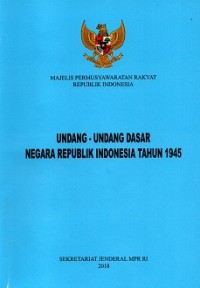 Undang-Undang Dasar Negara Republik Indonesia