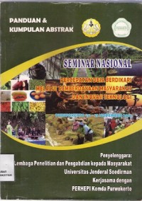 Seminar Nasional  : percepatan desa berdikari melalui pemberdayaan masyarakat dan inovasi teknologi