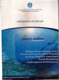 Prosiding Seminar LIMNOLOGI VI 2012