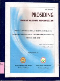 Prosiding Seminar Nasional Keperawatan