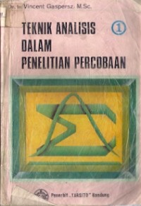 Teknik Analisis Dalam Penelitian Percobaan