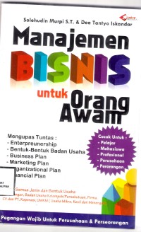 Manajemen Bisnis untuk orang awam