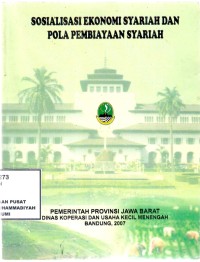 Sosialisasi Ekonomi Syariah & Pola Pembiayaan Syariah