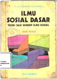 Ilmu sosial dasar teori dan konsep ilmu sosial