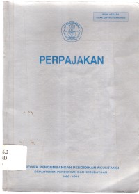 Pengembangan Pendidikan Akuntansi
Perpajakan