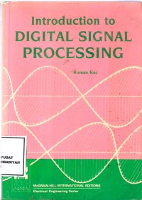 Introduction To Digital Signal Processing