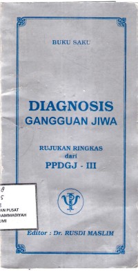 Diagnosis Gangguan Jiwa