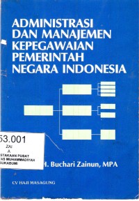 Administrasi & Manajemen Kepegawaian Pemerintah Negara Indonesia