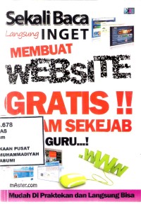 Membuat Website Gratis dalam sekejap tanpa guru