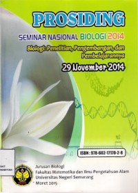 Prosiding Nasional Biologi 2014