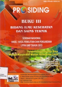 Prosiding Bidang Ilmu Kesehatan Dan Sains Teknik