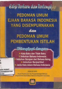 Pedoman Umum Ejaan Bahasa Indonesia