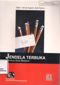 Jendela Terbuka : antologi esai mastera