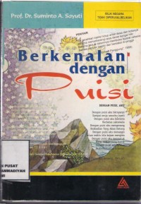 Berkenalan Dengan Puisi