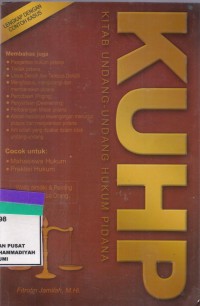 KUHP (Kitab Undang-Undang Hukum Pidana