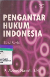 Pengantar Hukum Indonesia