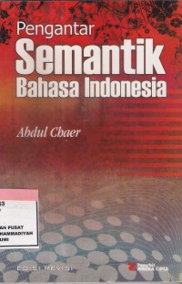 Pengantar Semantik Bahasa Indonesia