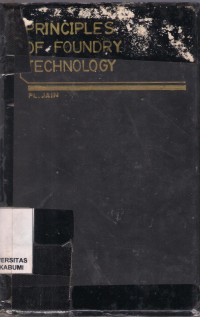 Principles Of Foundry Technology