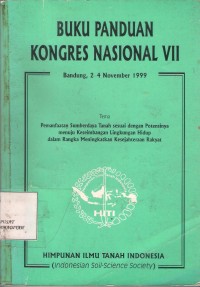 Buku Panduan Kongres Nasional VII :