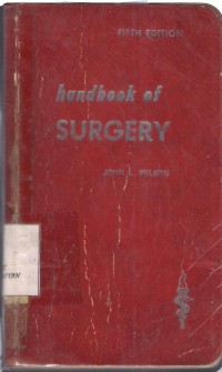 Handbook Of Surgery