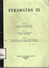 Perawatan III