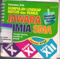 Kumpulan Lengkap Materi dan Rumus Jawara Kimia SMA