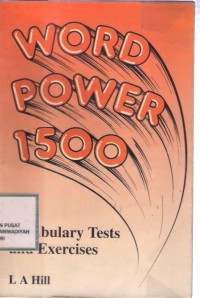 Word Power 1500 Vocabulary Tests And Exercises