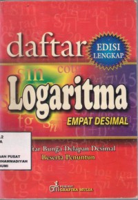 Daftar Logaritma Empat Desimal : daftar bunga delapan desimal beserta penuntun