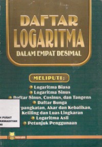 Daftar Logaritma Dalam Empat Desimal